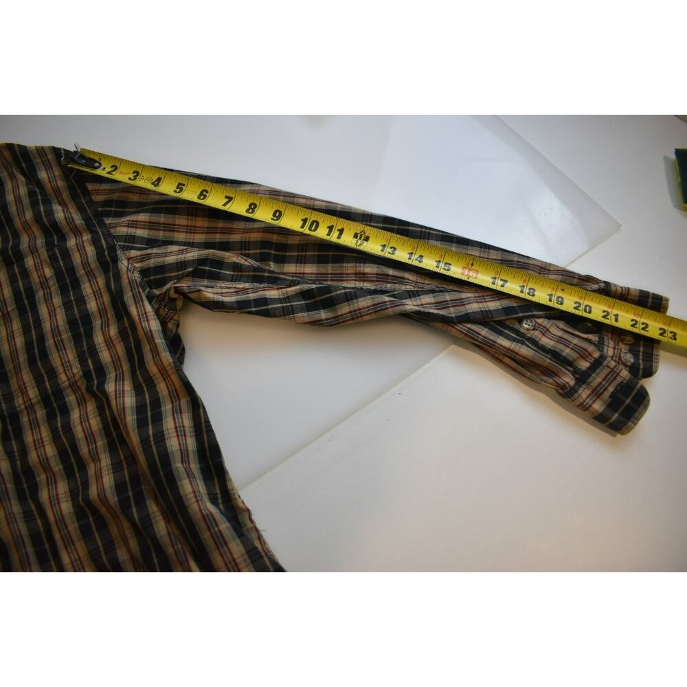Carhartt XL Plaid Button Down Shirt Flannel Mens 100% Cotton Pocket Long Sleeve - Picture 5 of 7